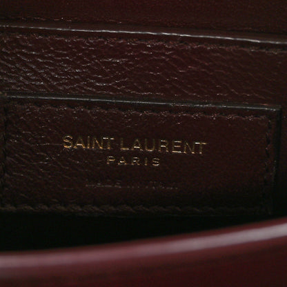 Saint Laurent Grain de Poudre Mini Classic Monogram Cassandra Top Handle Vintage White 6 of 11