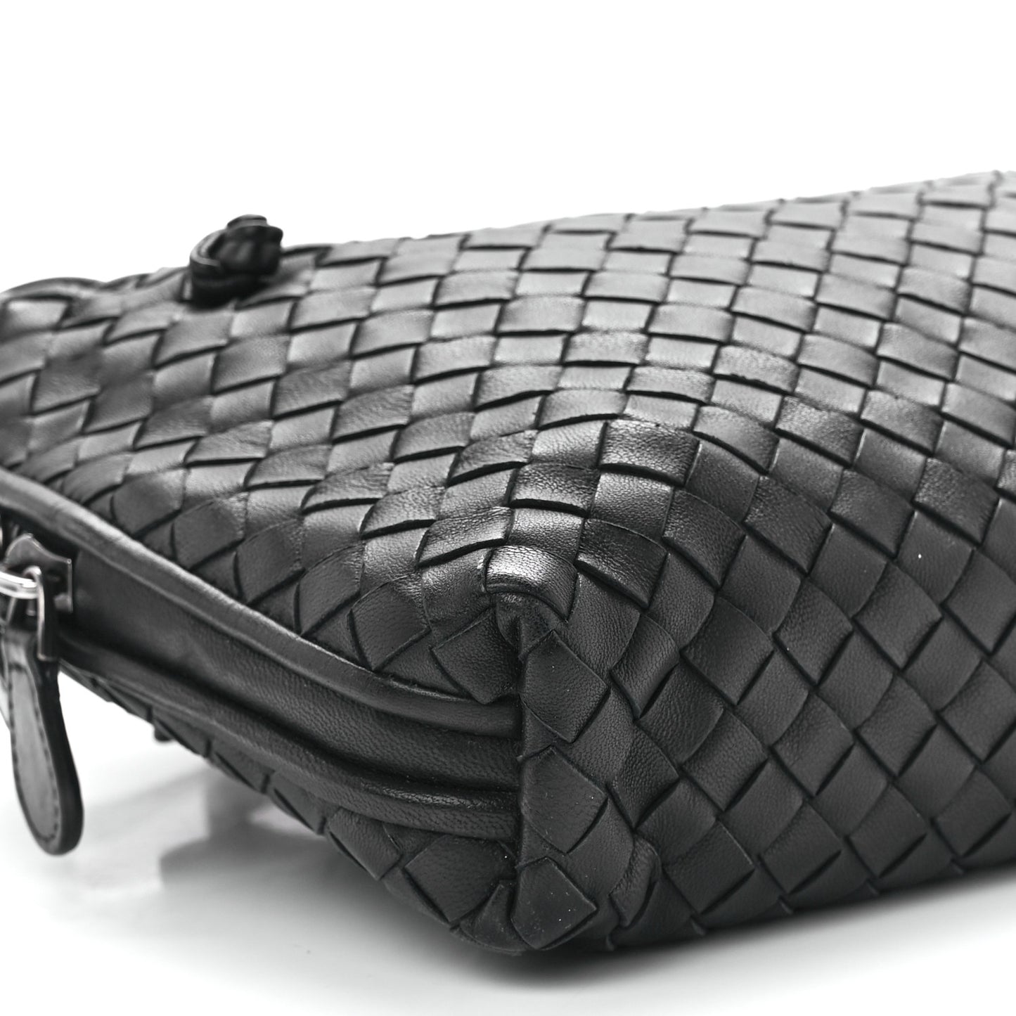 Nappa Intrecciato Nodini Bag Black