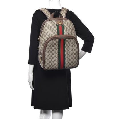 Gucci GG Supreme Monogram Medium Ophidia Day Backpack Brown 2 of 10