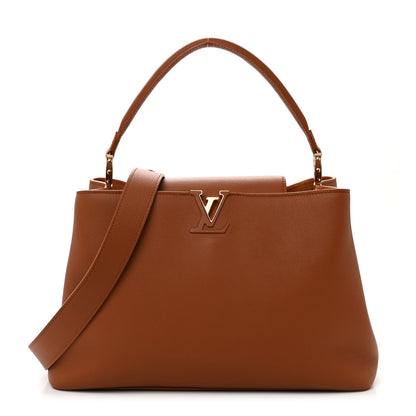Louis Vuitton Taurillon Capucines GM Cognac 1 of 15