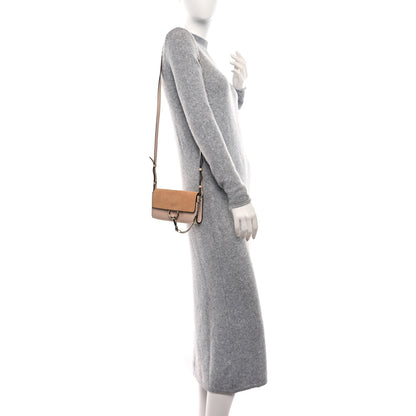 Chloe Suede Calfskin Small Faye Shoulder Bag Cement Pink 2 of 9