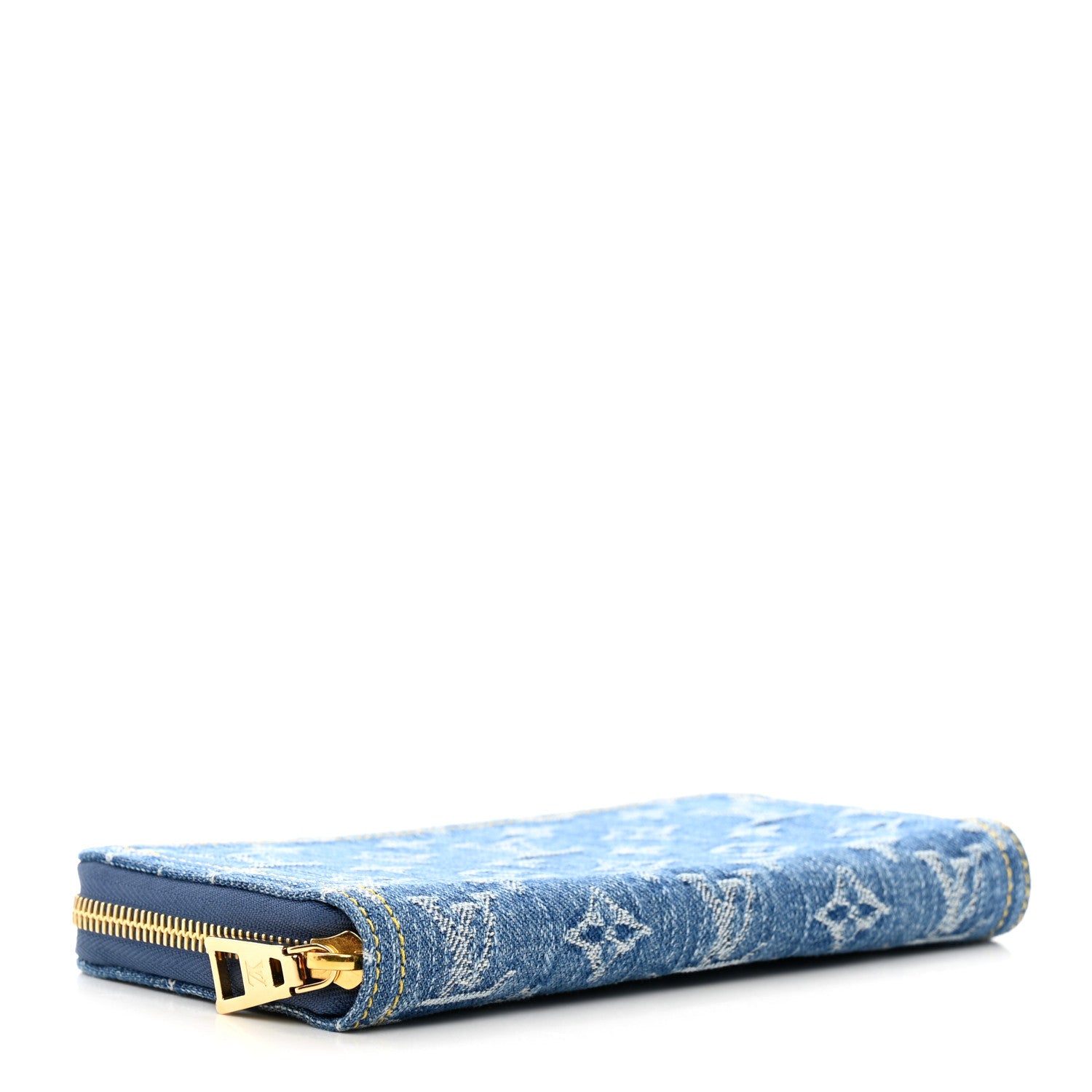 Louis Vuitton LOUIS VUITTON Monogram Denim Zippy Wallet NM Blue 4 of 6