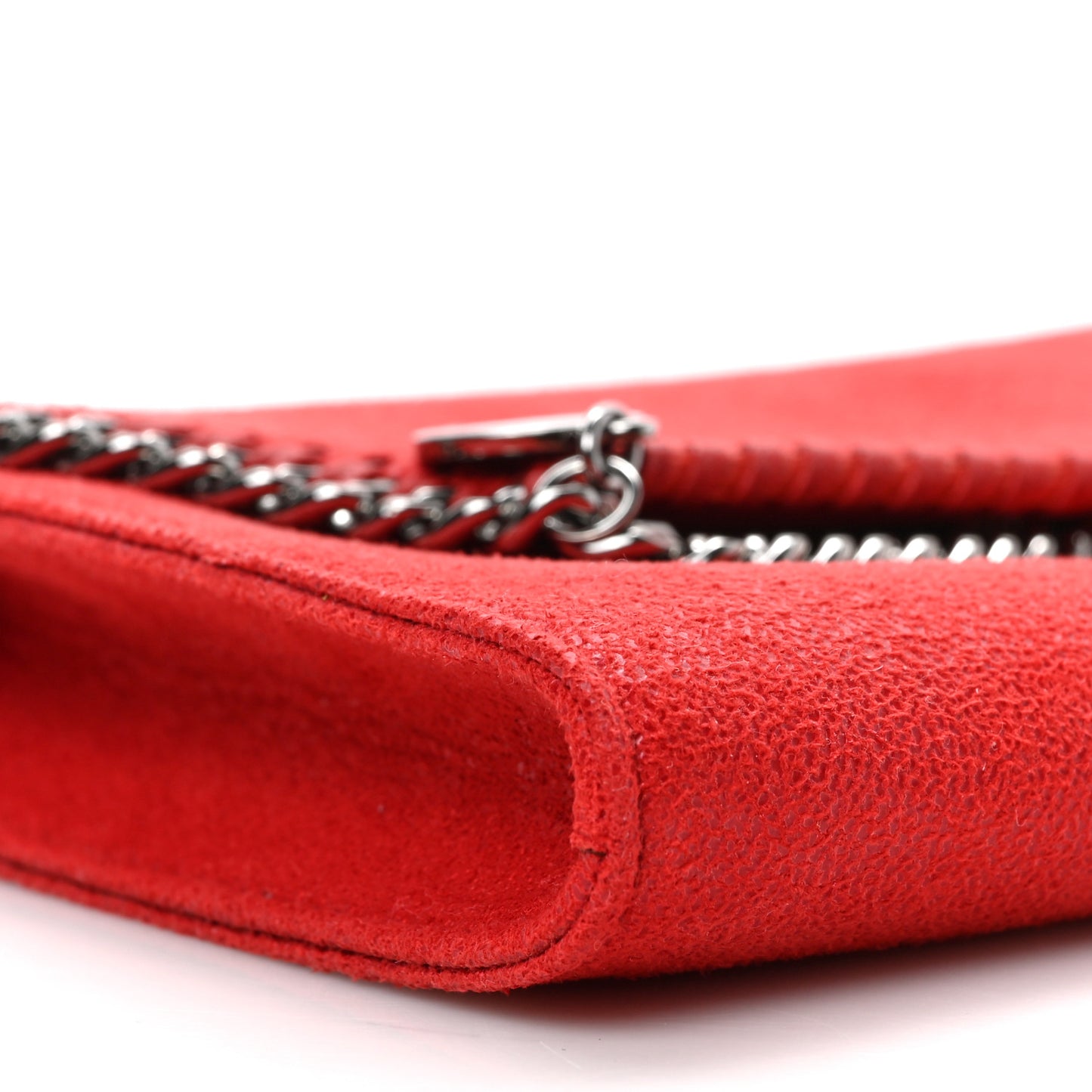 Shaggy Deer Mini Falabella Crossbody Bag Flame