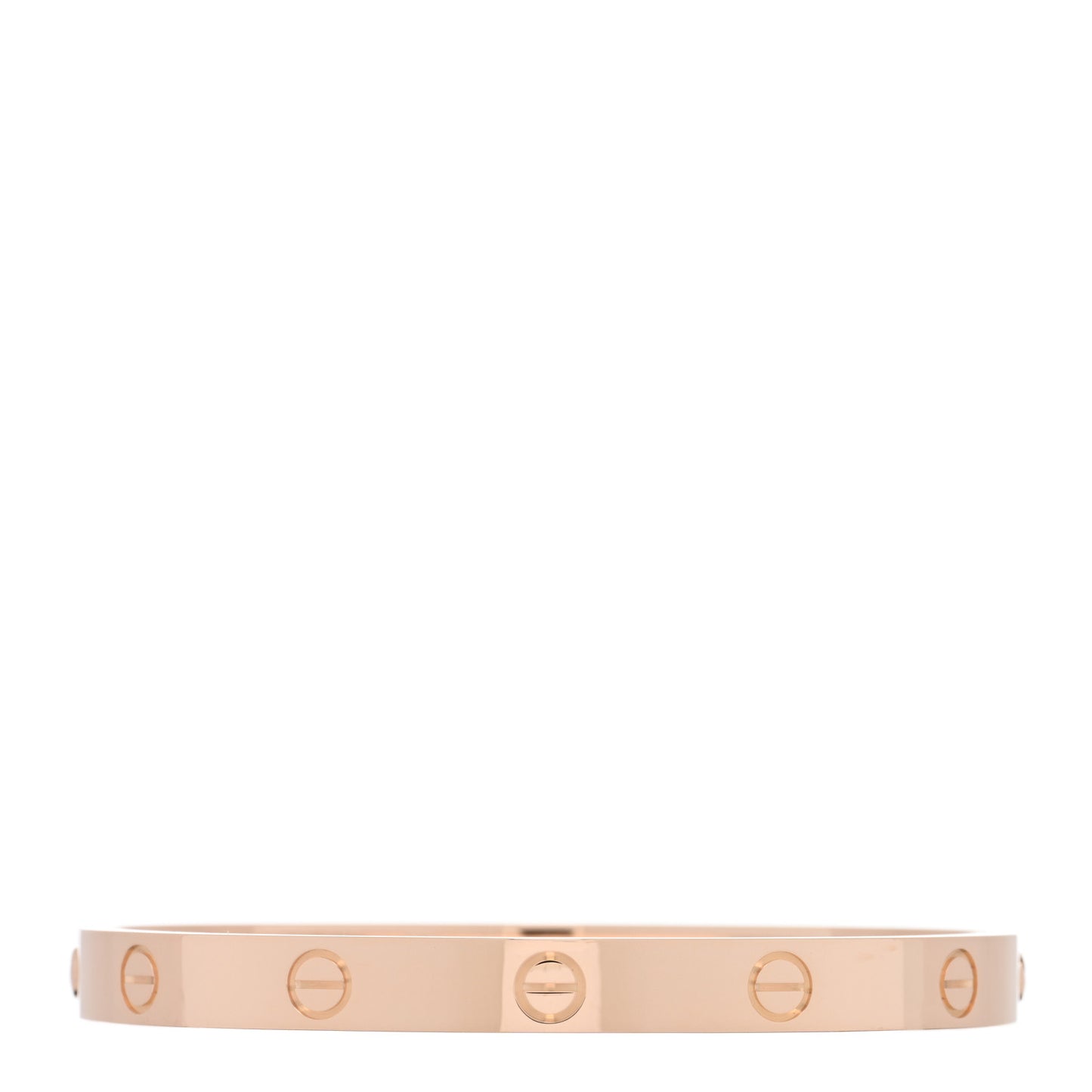 18K Pink Gold LOVE Bracelet 17
