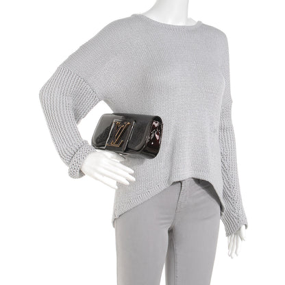 Louis Vuitton Patent Sobe Clutch Amarante 2 of 7