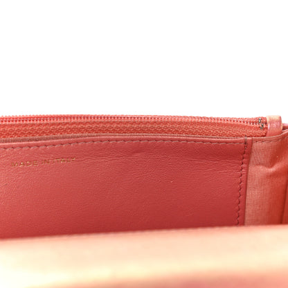 Chanel Iridescent Calfskin Quilted Chanel 19 Wallet On Chain WOC Pink 15 of 19