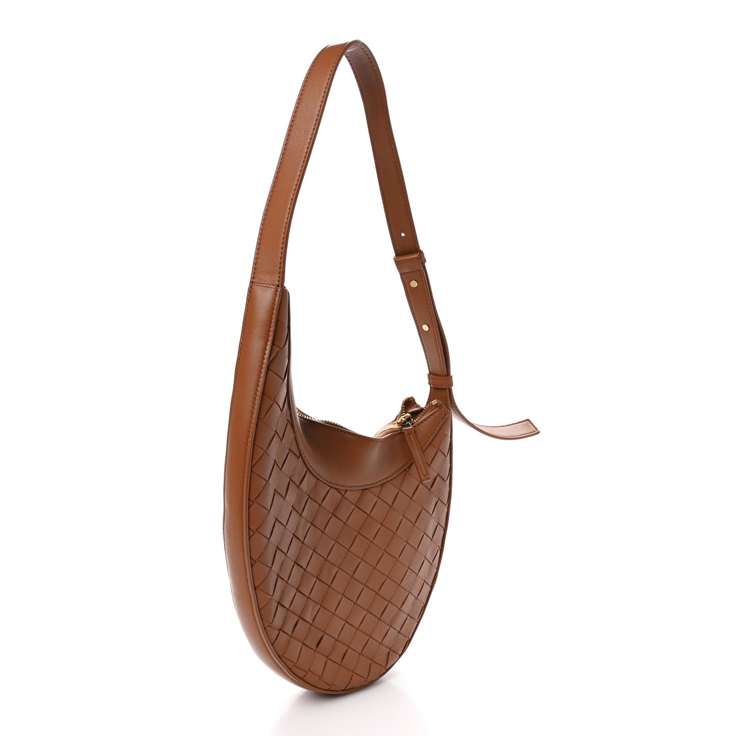 Nappa Intrecciato Small Drop Shoulder Bag