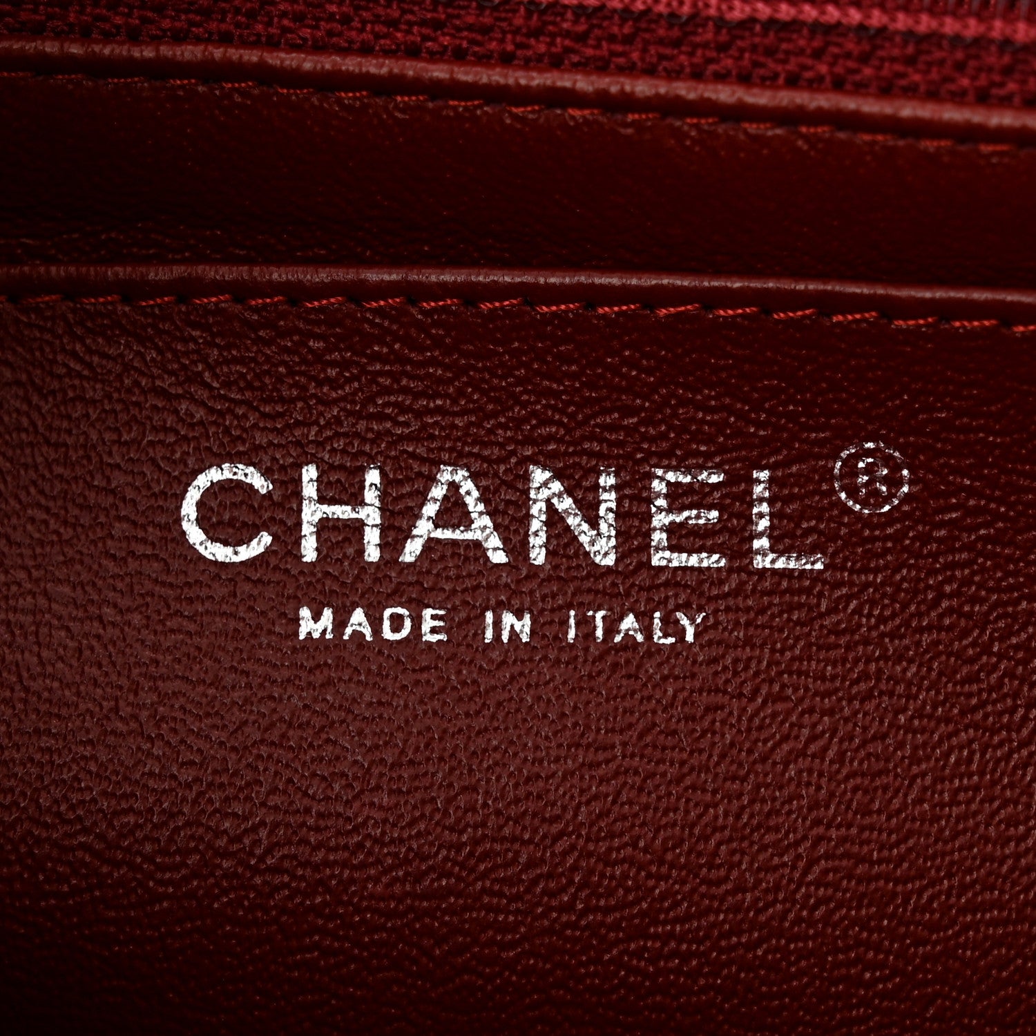 Chanel Patent Calfskin Quilted Mini Rectangular Flap Dark Red 6 of 12