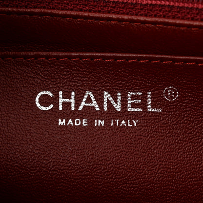 Chanel Patent Calfskin Quilted Mini Rectangular Flap Dark Red 6 of 12