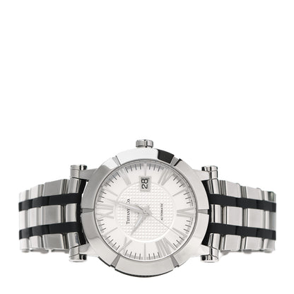 Tiffany Stainless Steel Rubber 42mm Atlas Automatic Watch 2 of 5