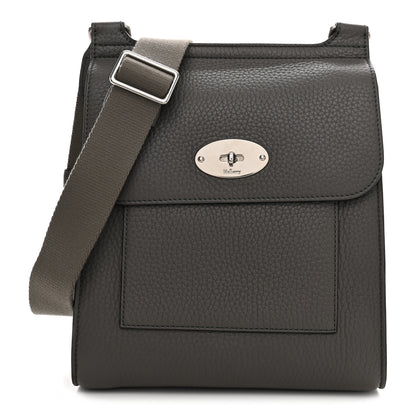 Mulberry Grain Calfskin New Antony Messenger Crossbody Grey 1 of 10