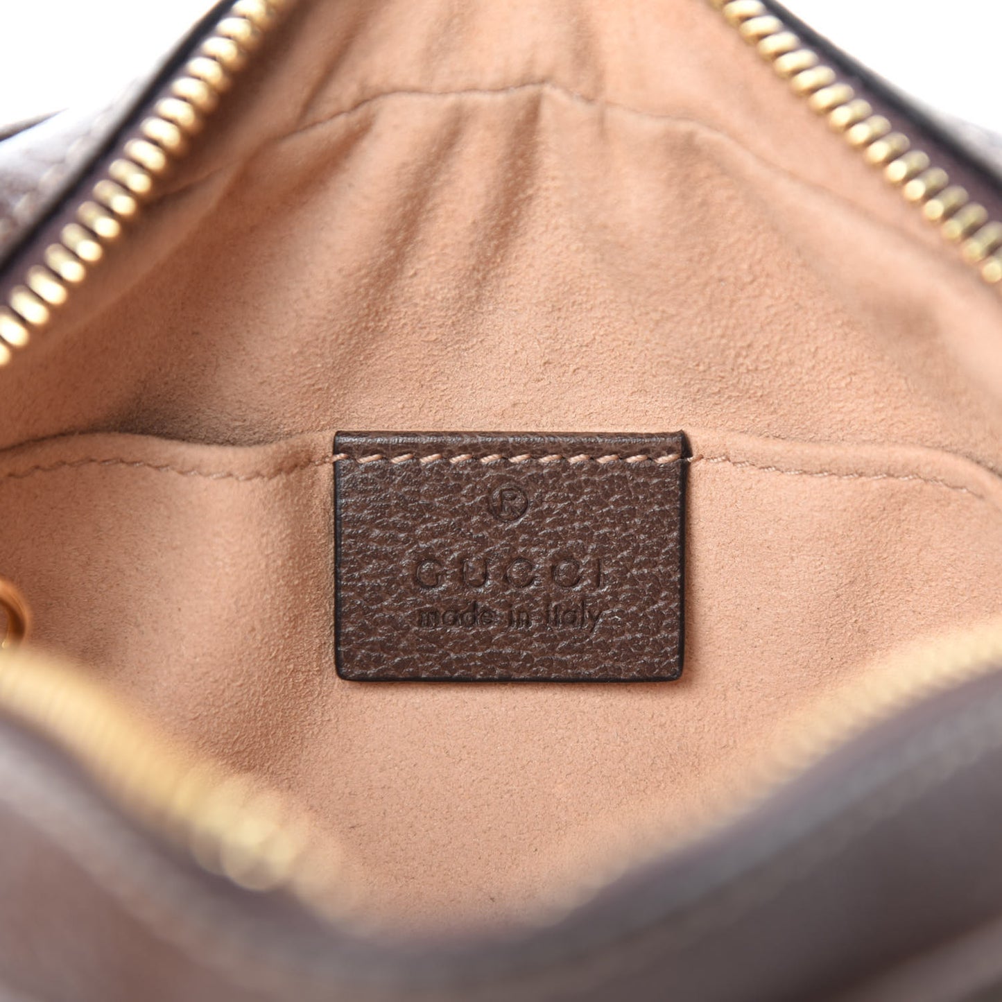 GG Supreme Monogram Web Mini Ophidia Shoulder Bag Brown