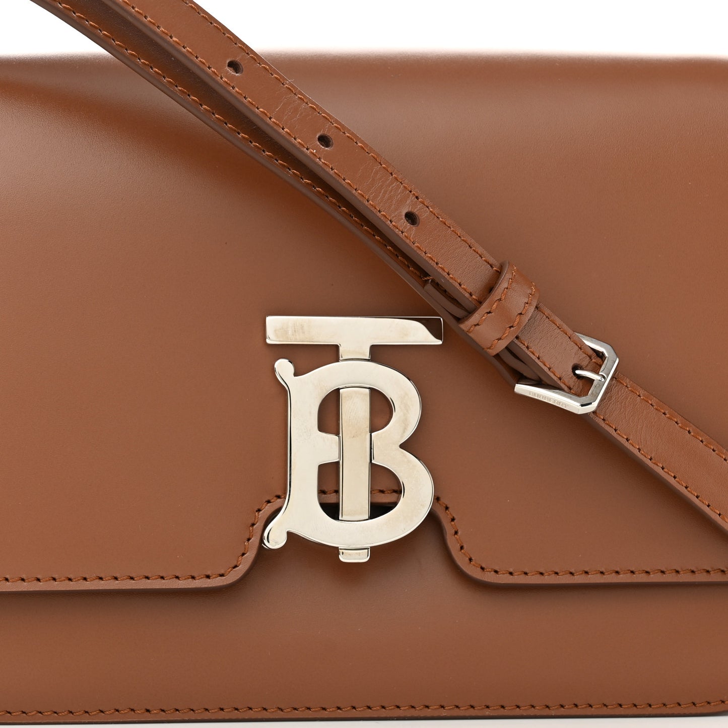 Calfskin Small TB Bag Malt Brown