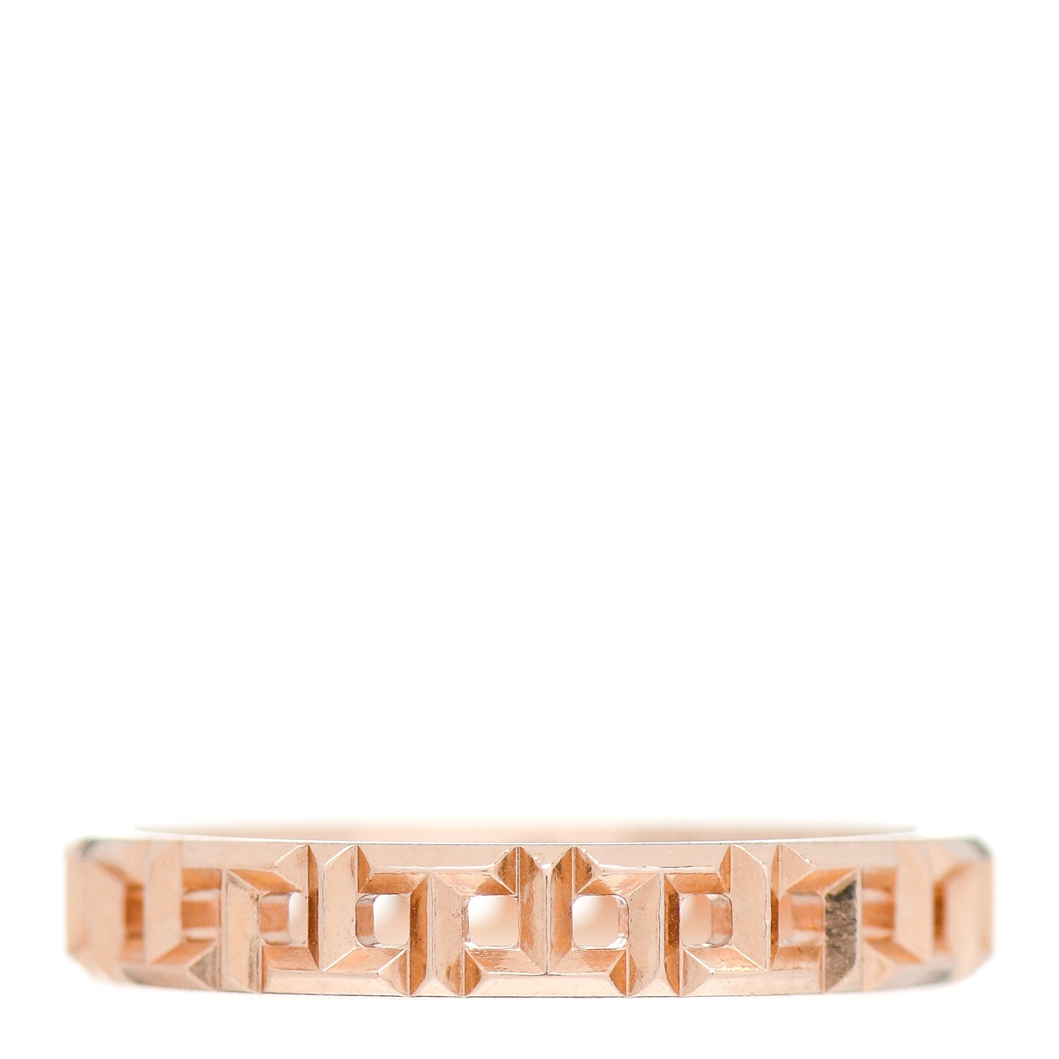 Tiffany 18K Rose Gold Narrow T True Ring 56 7.5 3 of 4