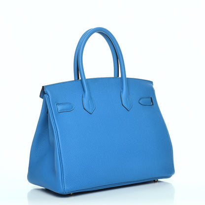 Hermes Togo Birkin 30 Bleu Zanzibar 3 of 27