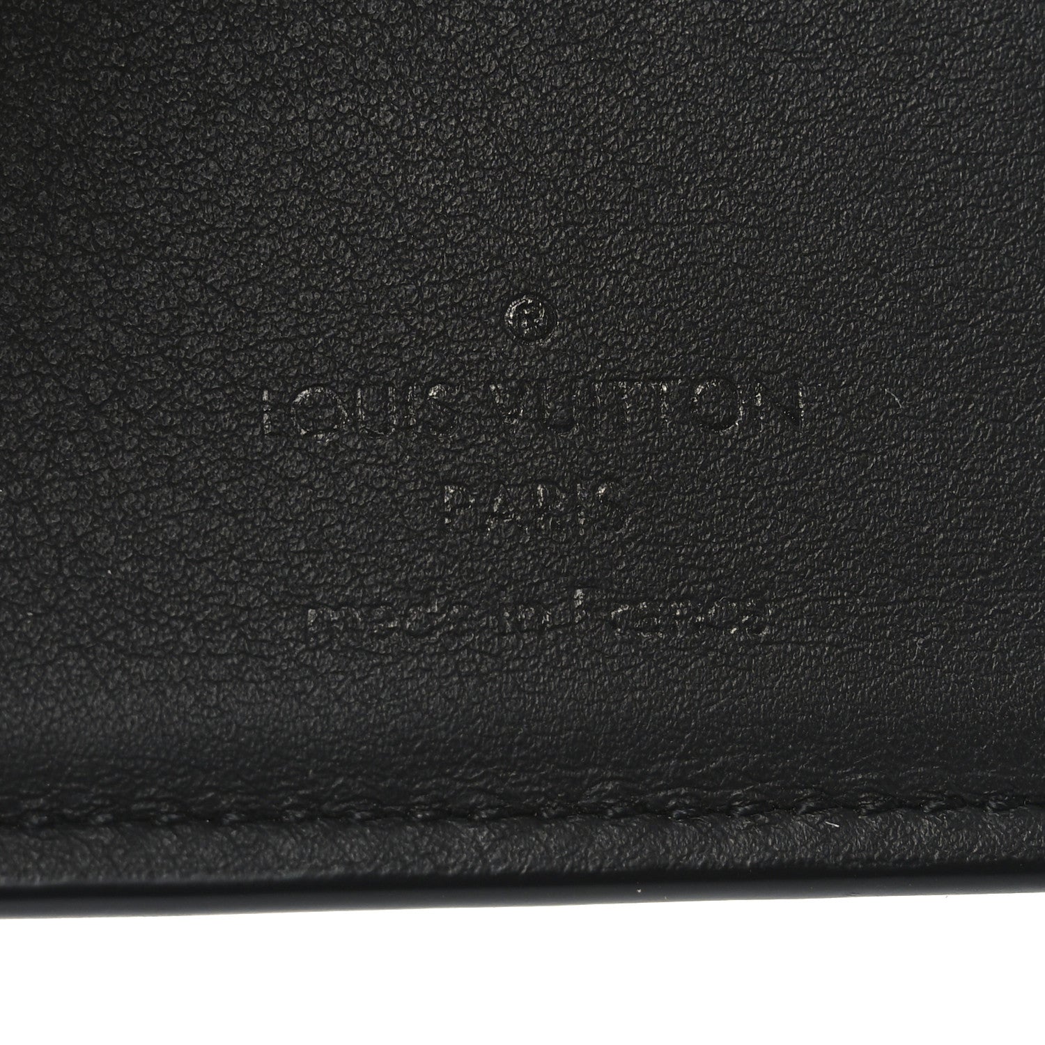 Louis Vuitton Calfskin Monogram Shadow Multiple Wallet Black 12 of 12