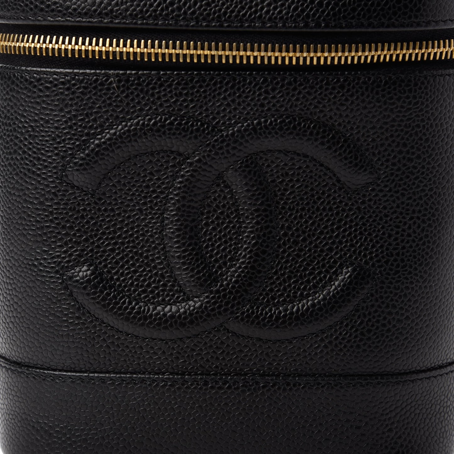 Caviar Cosmetic Vanity Bag Black