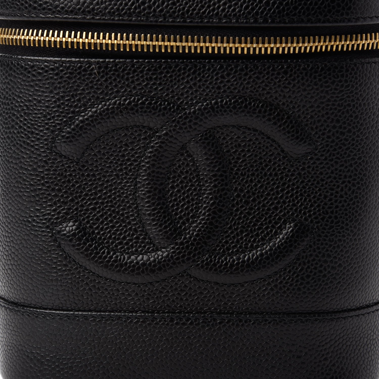Chanel Caviar Cosmetic Vanity Bag Black 11 of 11