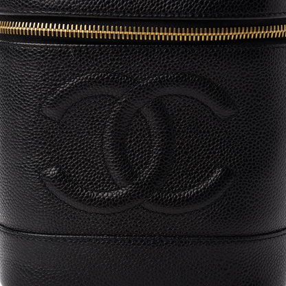 Chanel Caviar Cosmetic Vanity Bag Black 11 of 11