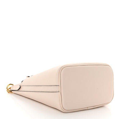 Louis Vuitton Grained Calfskin Lock and Walk Bucket Quartz 4 of 9