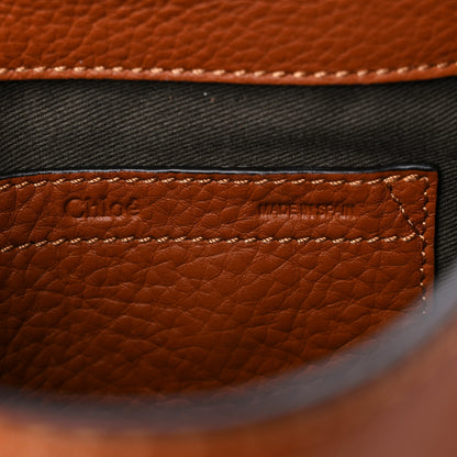Chloe Calfskin Mini Marcie Round Crossbody Bag Tan 6 of 11