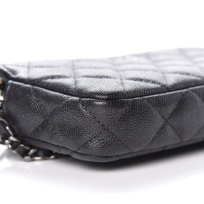 Chanel Caviar Quilted Small Clutch With Chain Black 12 of 14