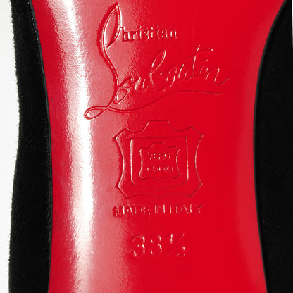 Christian Louboutin Suede Bourge 50 Tall Boots 38.5 Black 6 of 6