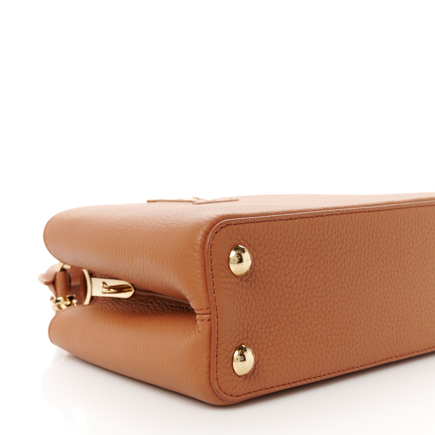 Louis Vuitton Taurillon Capucines BB Tan 8 of 10