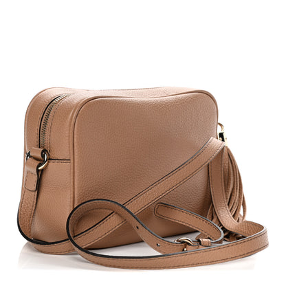 Gucci Pebbled Calfskin Small Soho Disco Bag Camelia 2 of 8