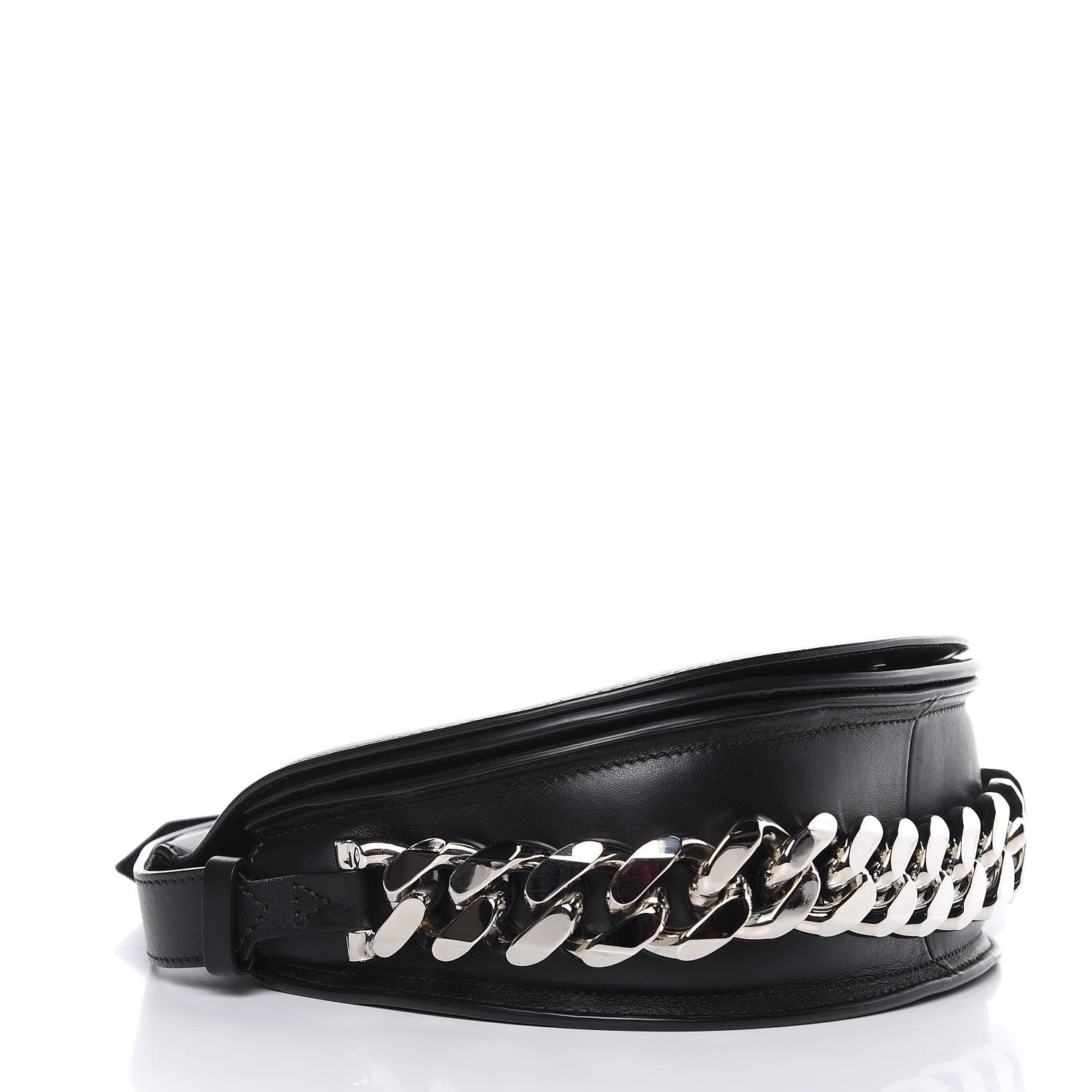 Givenchy Calfskin Mini Infinity Saddle Bag Black 5 of 11