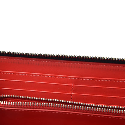Christian Louboutin Patent Loubitag Graffiti Panettone Zip Wallet Black 10 of 10