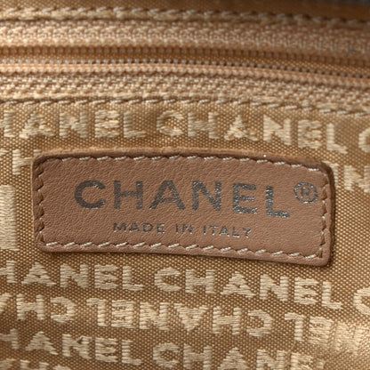 Chanel Metallic Caviar Quilted Vertical Bowler Light Gold 6 of 9