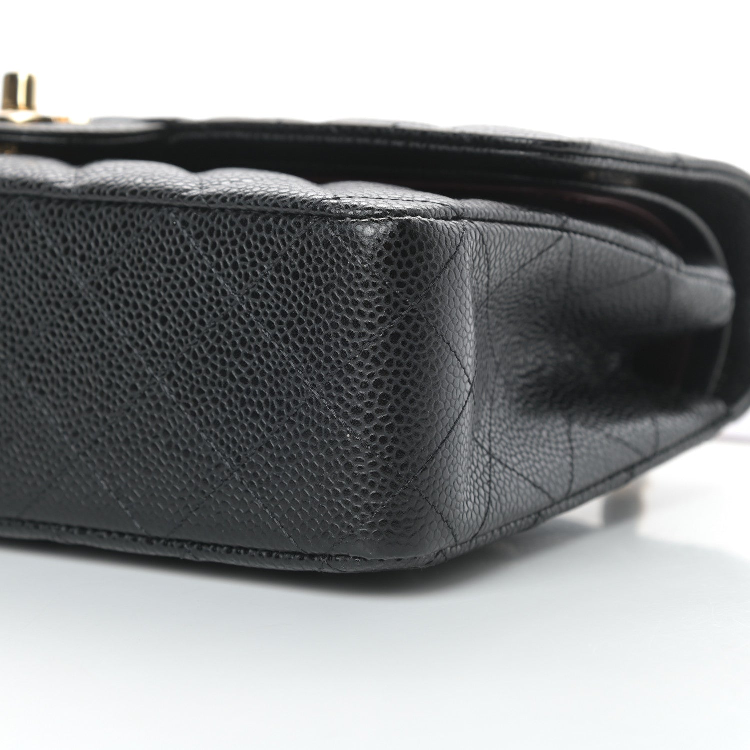 Chanel Caviar Quilted Medium Double Flap Black 10 of 11