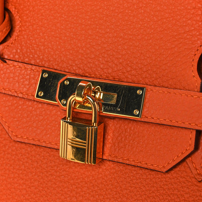 Hermes Togo Birkin 40 Orange 12 of 13