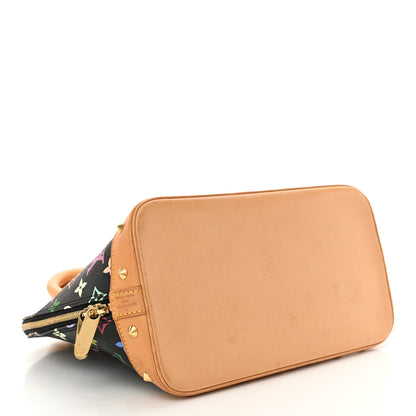 Louis Vuitton Monogram Multicolor Alma Black 4 of 15
