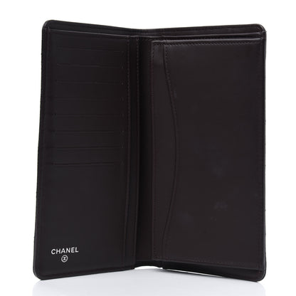 Chanel Caviar Quilted Yen Wallet Black 5 of 19