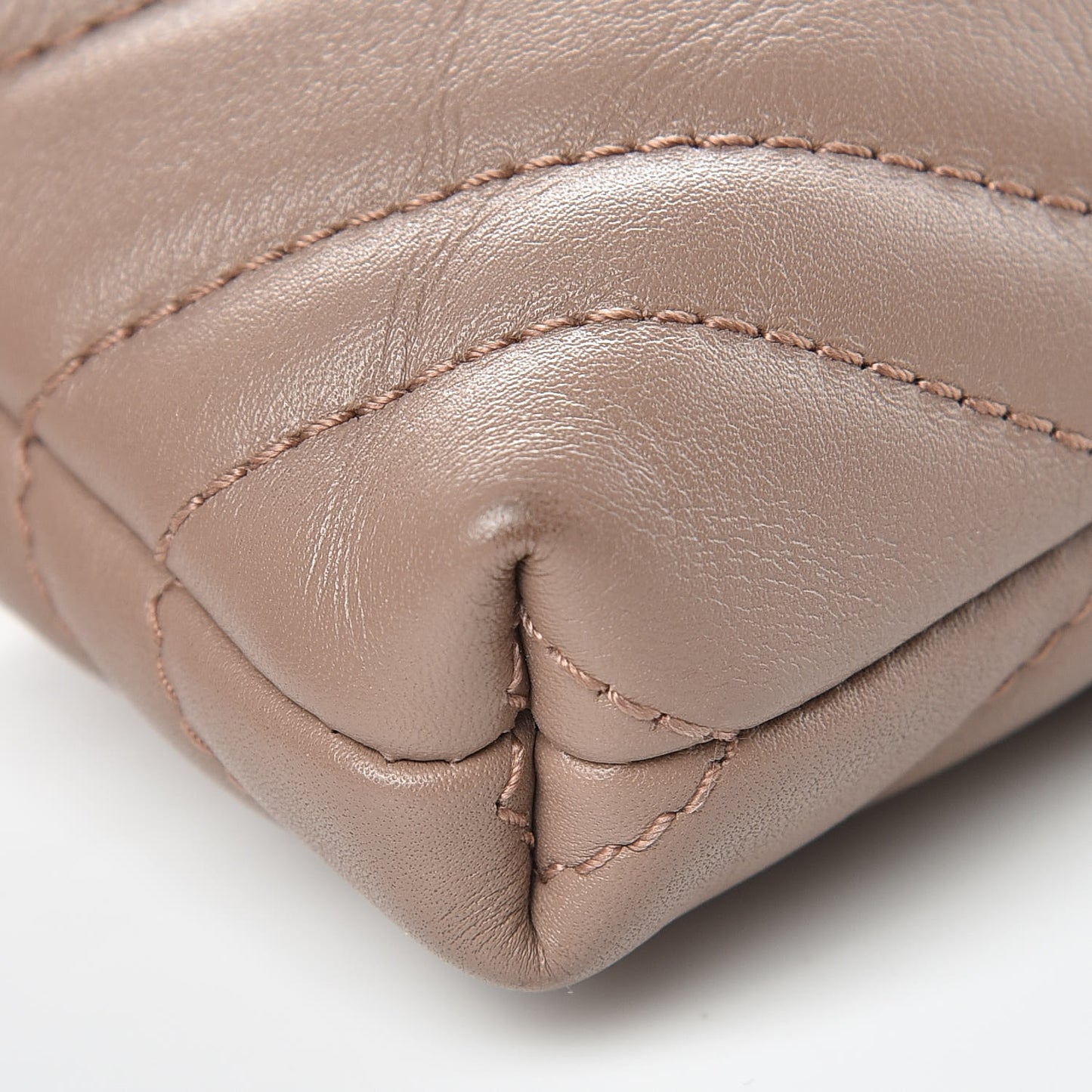 Calfskin Matelasse Mini GG Marmont Chain Bag Porcelain Rose