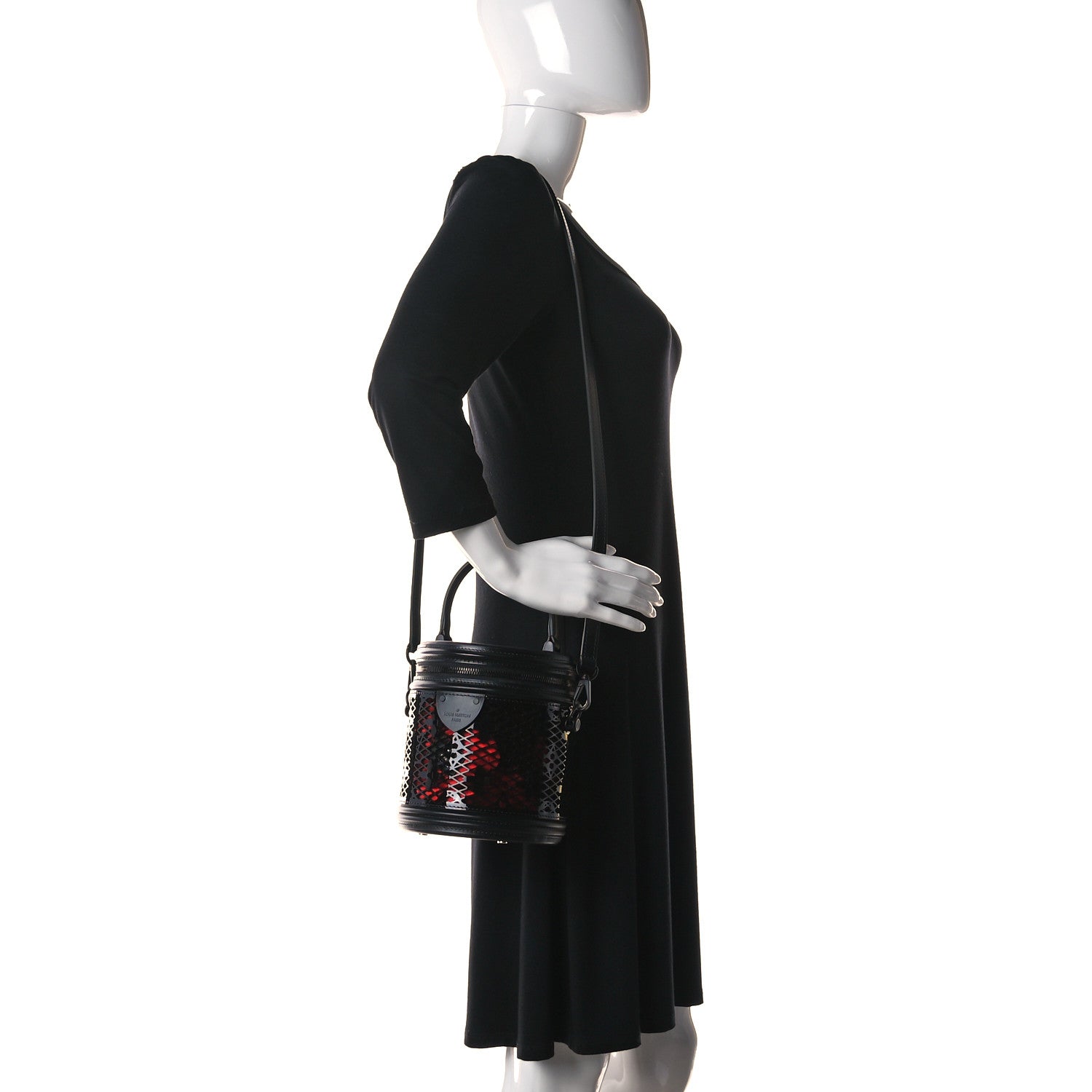 Louis Vuitton Patent Calfskin Monogram Cannes Black 2 of 12