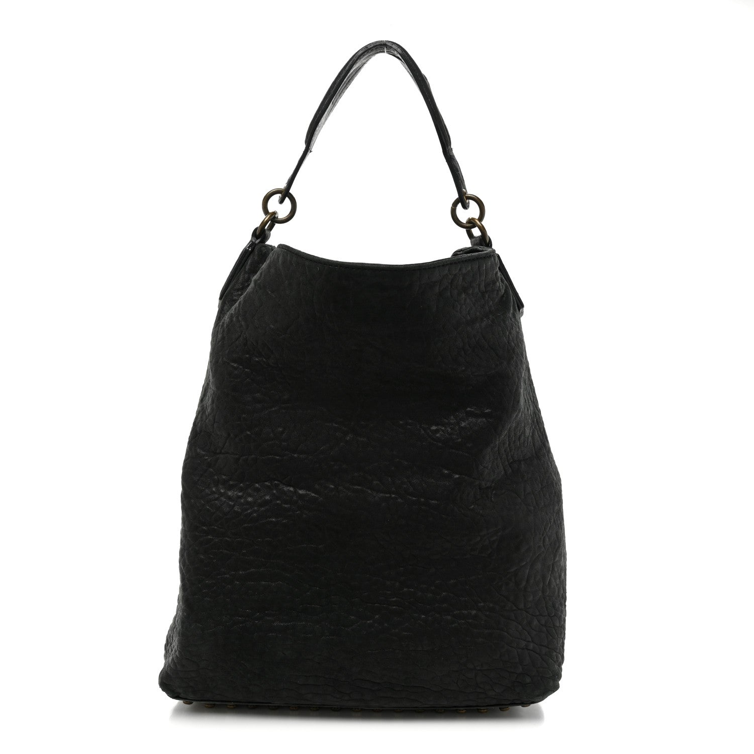 Alexander Wang Pebbled Lambskin Darcy Hobo Black 1 of 15