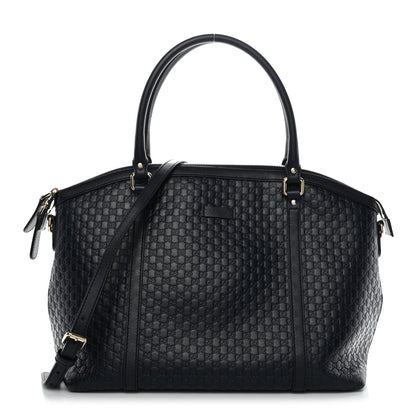 Gucci Soft Microguccissima Dome Satchel Navy 1 of 14