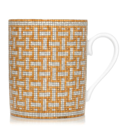 Hermes Porcelain Mosaique au 24 Mug Gold 1 of 7