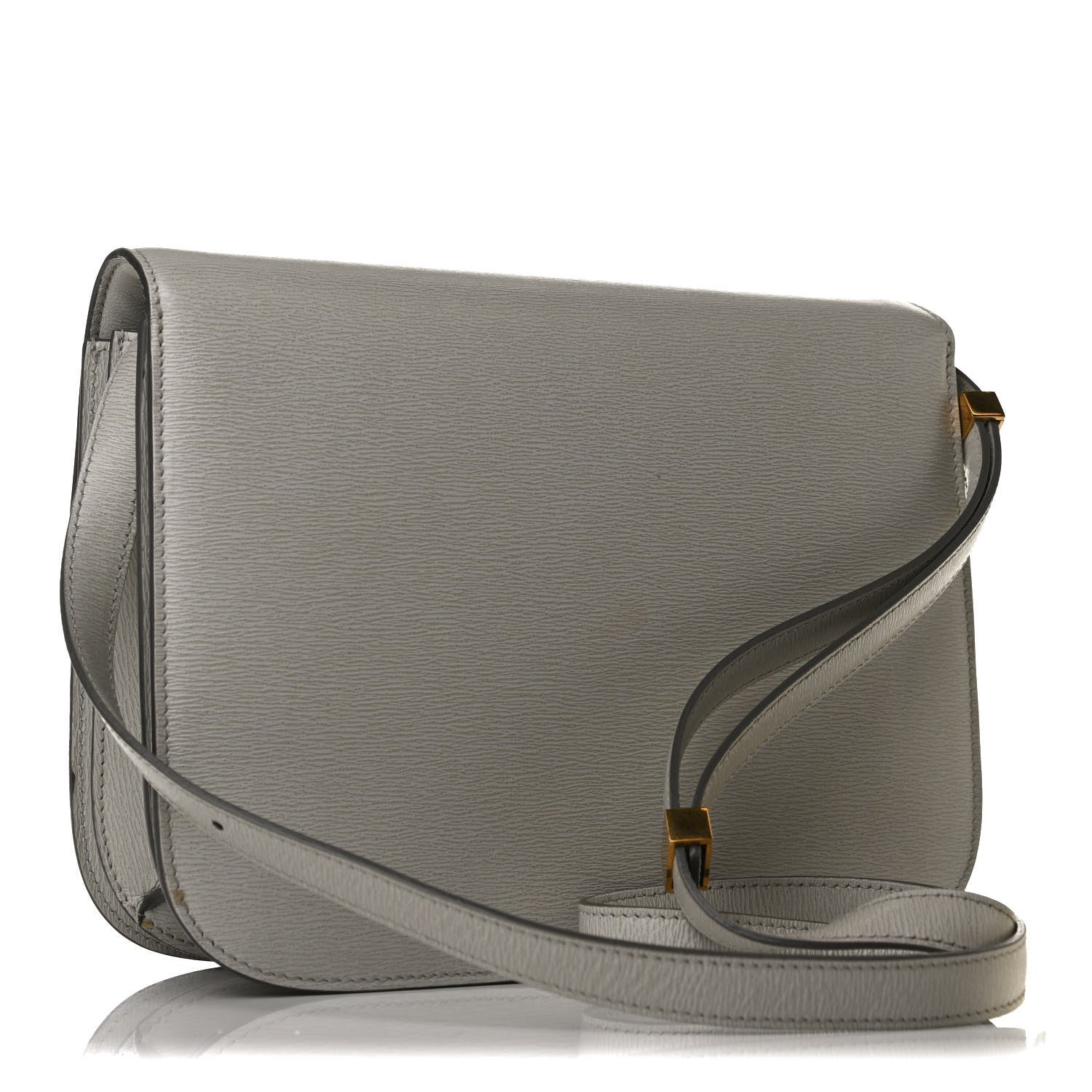 Celine Liege Calfskin Medium Classic Box Flap Bag Pale Grey 3 of 12