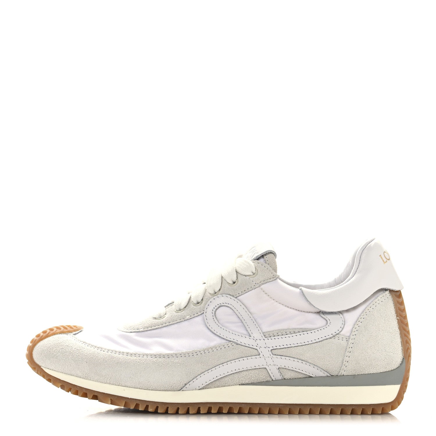 Loewe Nylon Suede Flow Retro Runner Sneakers 37 White 1 of 9