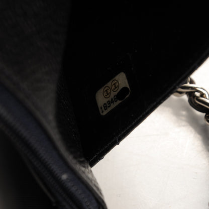Chanel Caviar Quilted Wallet On Chain WOC Navy 8 of 8