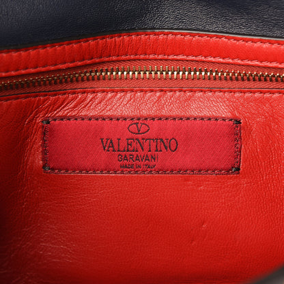 Valentino Garavani Nappa Rockstud Spike Wallet on Chain Marine 5 of 11