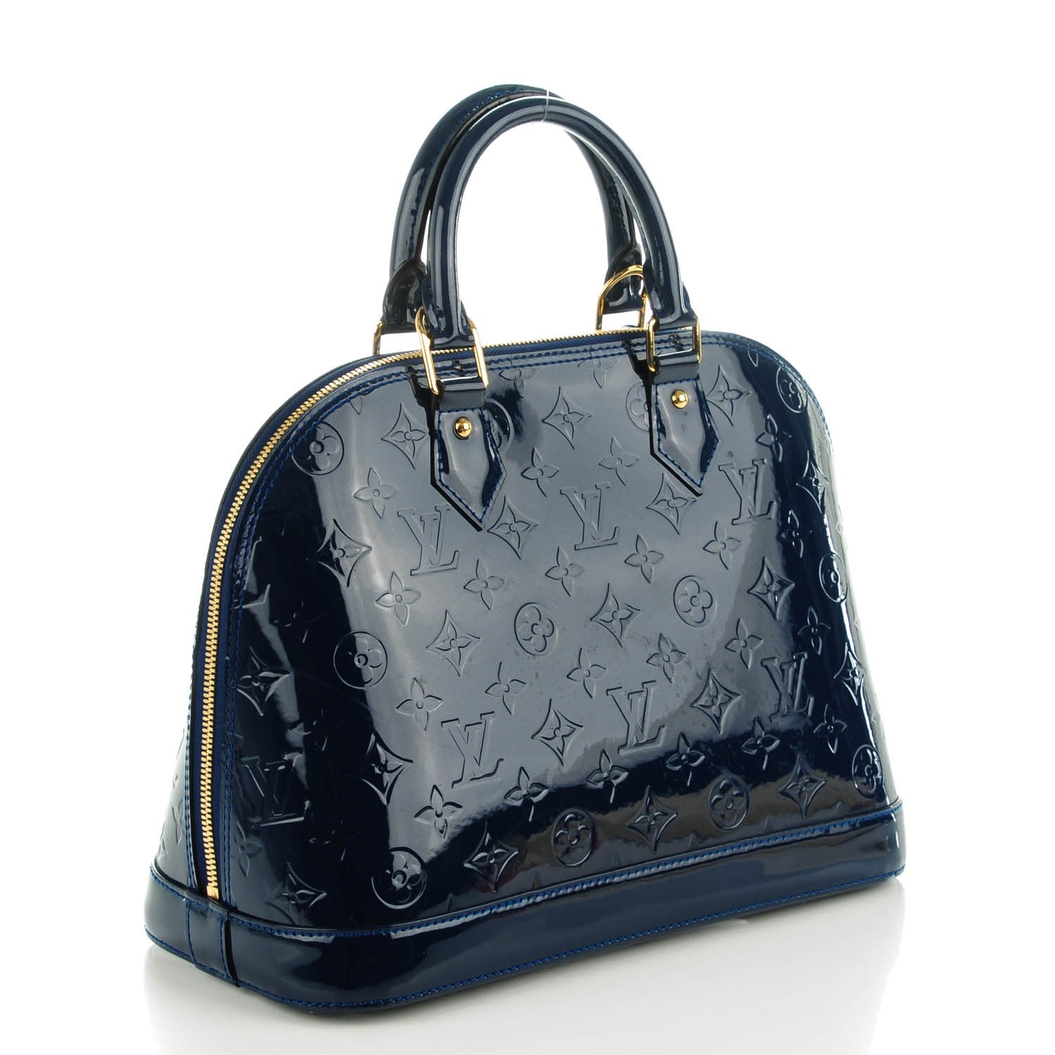 Louis Vuitton Vernis Alma PM Grand Blue 3 of 9