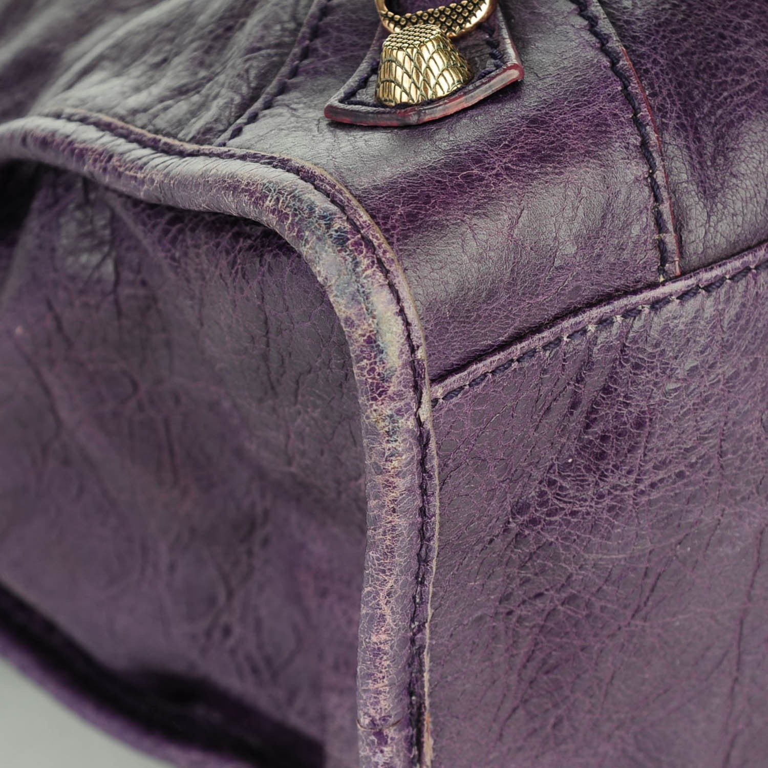 Balenciaga Agneau Giant 12 Rose Gold Hardware City Dark Violet 12 of 12