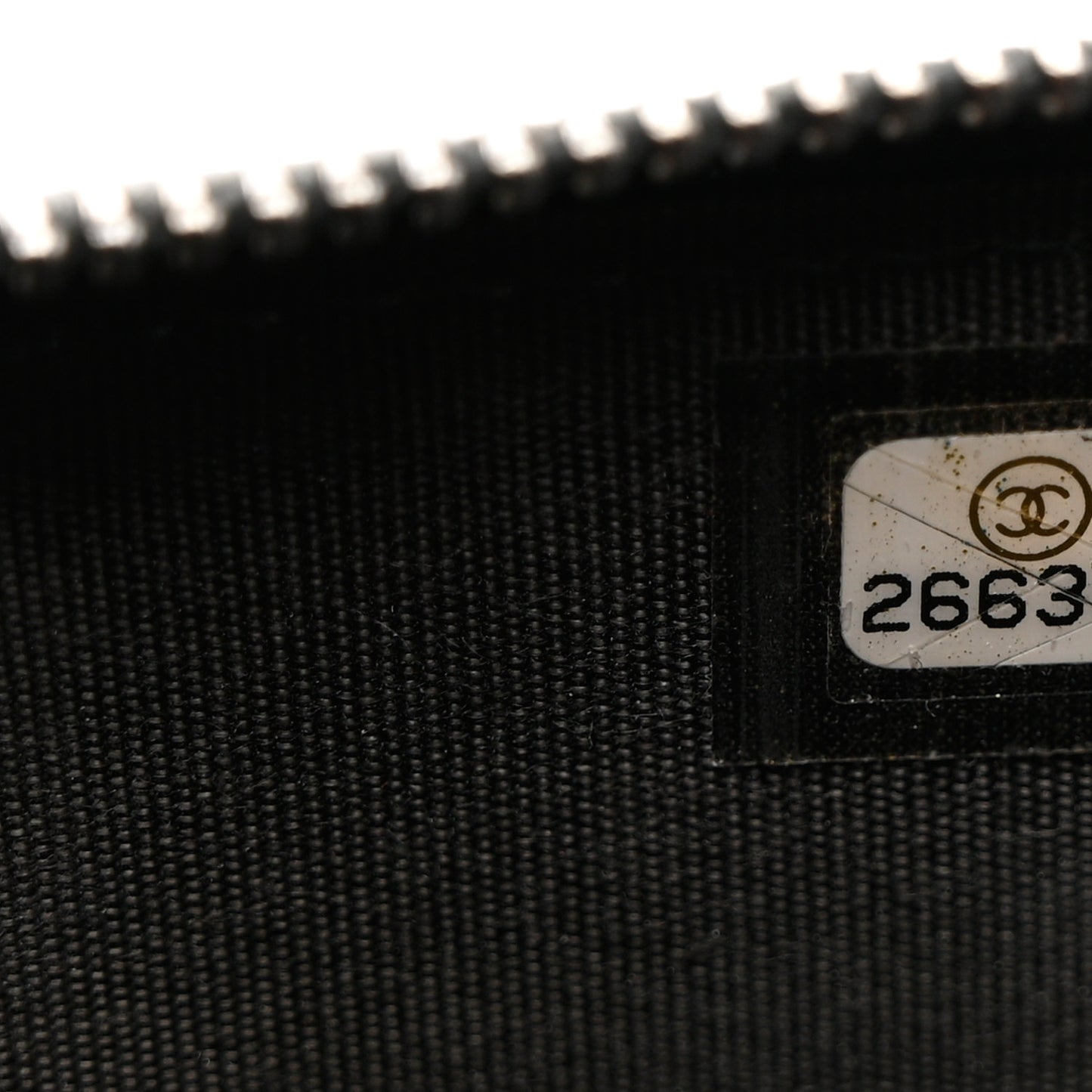 Caviar Quilted Classic Zip Boy Pouch Dark Grey
