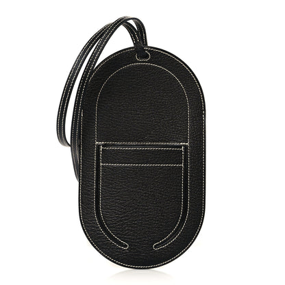 Hermes Chevre Mysore Verso In-The-Loop Phone To Go GM Case Black Havane 1 of 7