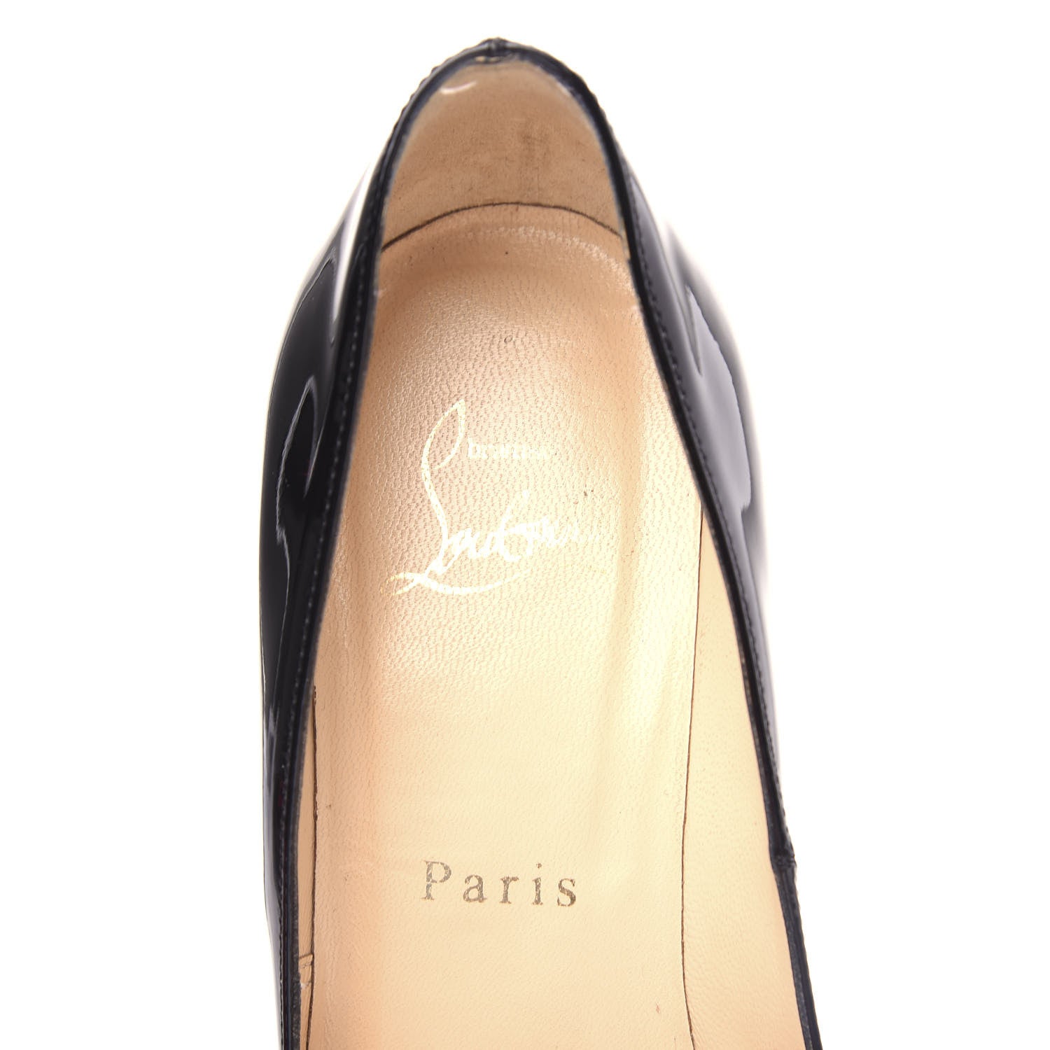 Christian Louboutin Patent Bianca 120 Pumps 35 Black 8 of 9